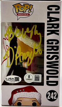 Chevy Chase and Beverly D'Angelo Signed Funko Pop #242 "Clark Griswold" (Christmas Vacation) - Beckett & JSA COA