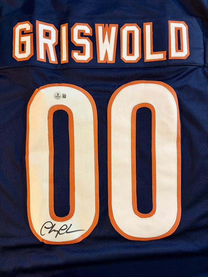 Chevy Chase signed Bears Jersey (Christmas Vacation) - Beckett COA