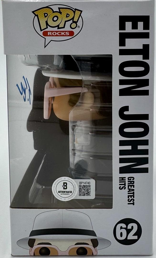 Taron Egerton Signed Funko Pop #62 "Elton John" - Beckett COA