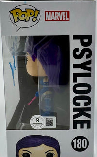 Olivia Munn Signed Funko Pop #180 Psylocke X-Men - Beckett COA