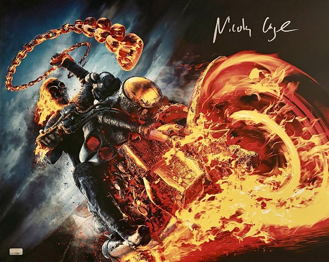 Nicholas Cage 16x20 (Ghost Rider) - Celebrity Authentics COA