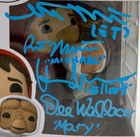 ET Cast signed Funko #1252 Henry Thomas Matthew DeMeritt Dee Wallace Stone Robert McNaughton - JSA COA