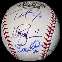 2004 World Series ROMLB Red Sox signed baseball signed by 19 - JSA, Sureshot and Beckett COA's