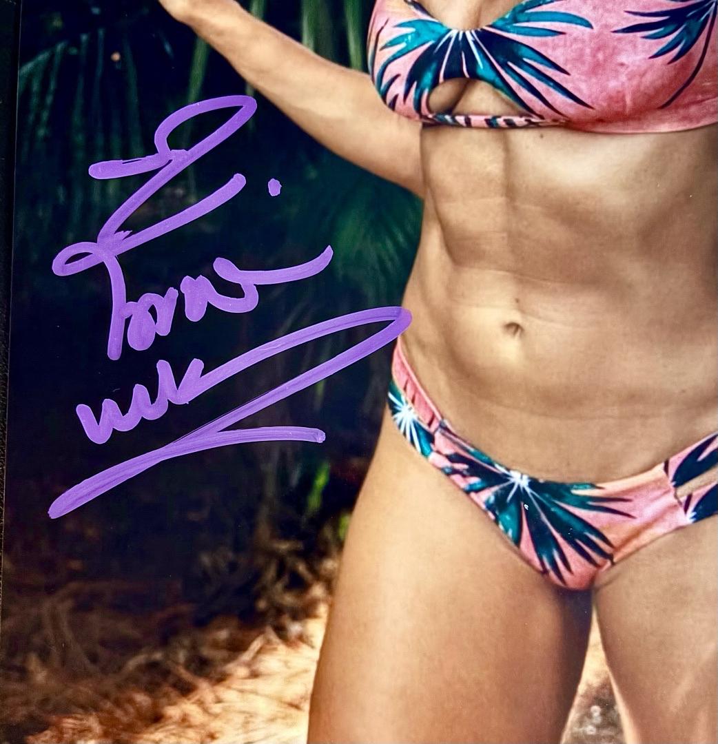 Torrie Wells sexy signed 11x14 - JSA COA