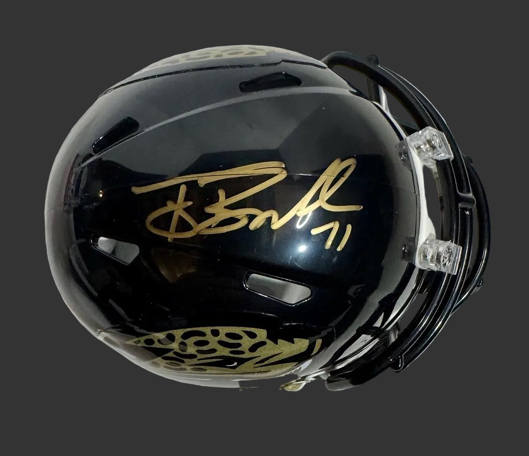 Tony Boselli (Jaguars) signed mini-helmet - Schwartz COA