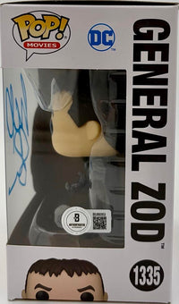 Michael Shannon signed "General Zod" Funko #1335 (Flash) - Beckett COA