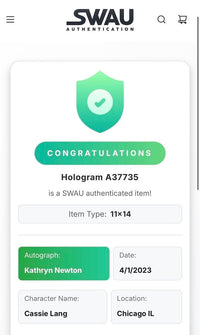 Kathryn Newton Signed 8x10 Photo (WASP: Quantumania) - SWAU COA