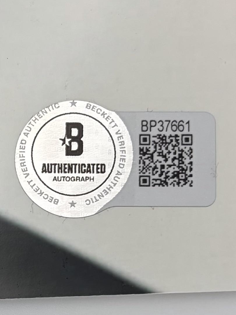 Jason Stratham signed 8x10 - Beckett COA