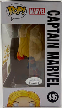 Brie Larson Signed Exclusive "Collector Corps" Funko #446 "Captain Marvel" - JSA COA