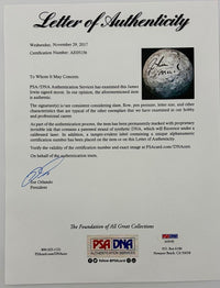 Jim Irwin signed Replica Moon with Display Case inscribed "Apollo 15" - PSA COA **RARE**