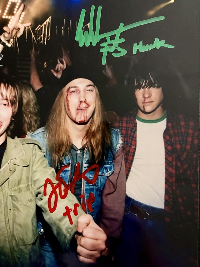 Edward Furlong James DeBello signed 8x10 w/character names (Detroit Rock City) - JSA COA