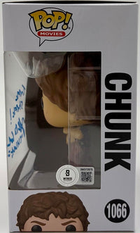 Jeff Cohen signed "Chunk" Funko #1066 (The Goonies) - Beckett COA