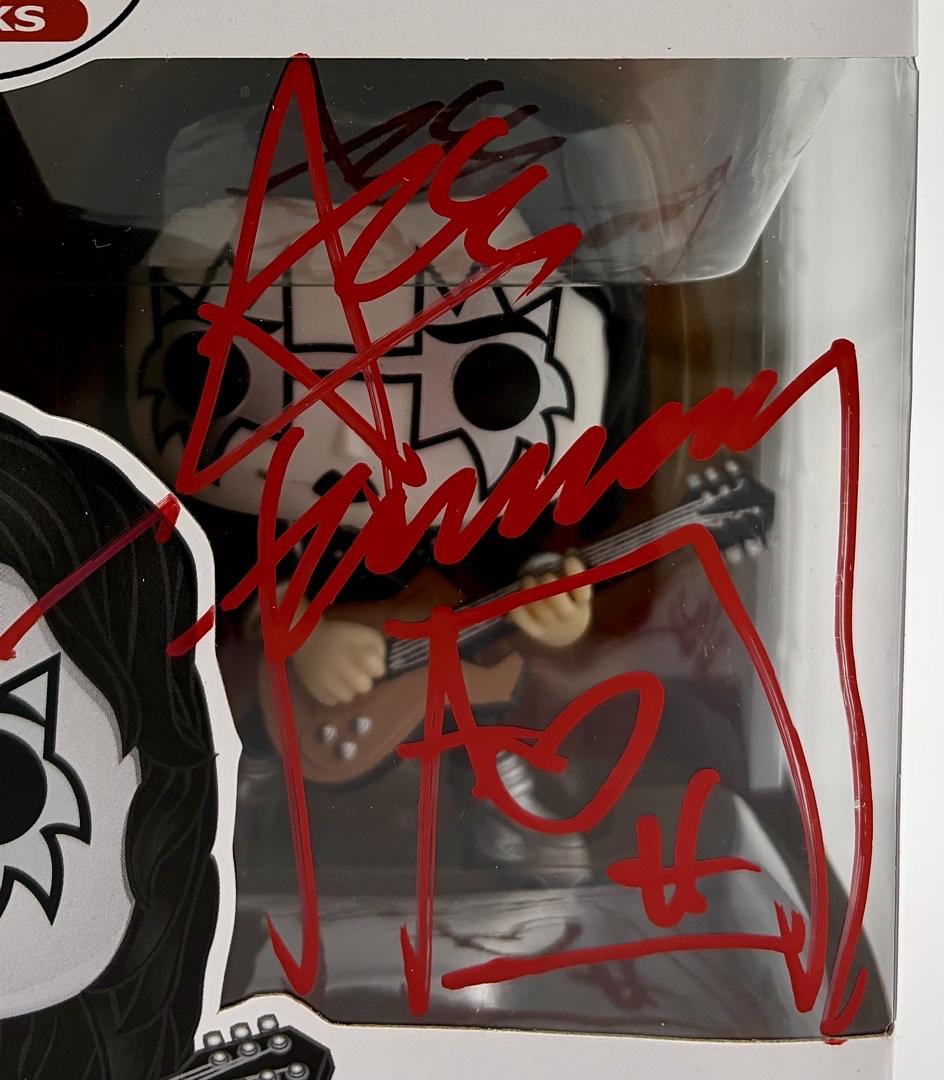 Ace Frehley Signed Funko Pop #123 "The Spaceman" (KISS) - ACOA COA