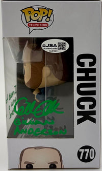 Gillian Anderson Signed "Billions" Funko w/funny inscription - Beckett COA