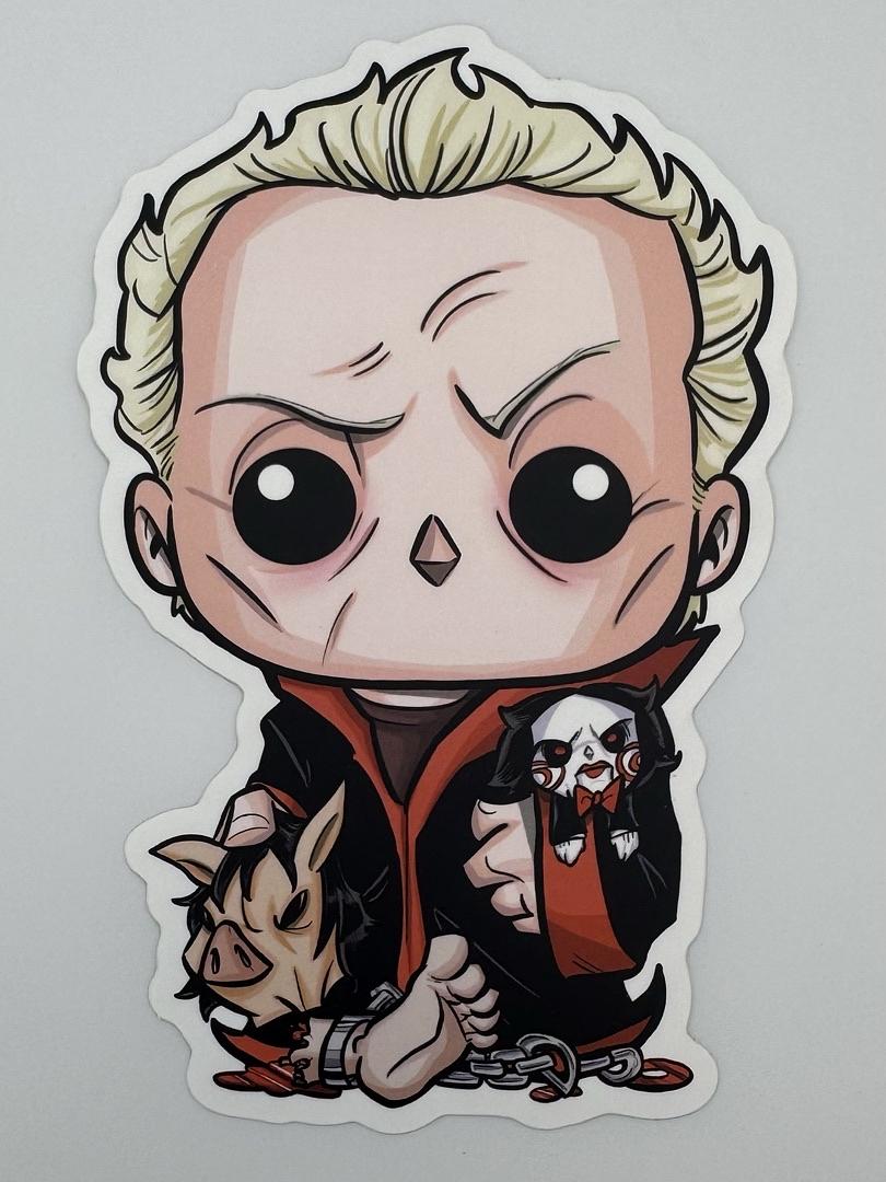 Tobin Bell "Jigsaw" signed Funko Pop #1820 (Saw) w/quote - JSA COA