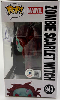 Elizabeth Olsen signed "Zombie Scarlett Witch" Funko #943 (Marvel What If...) - Beckett COA