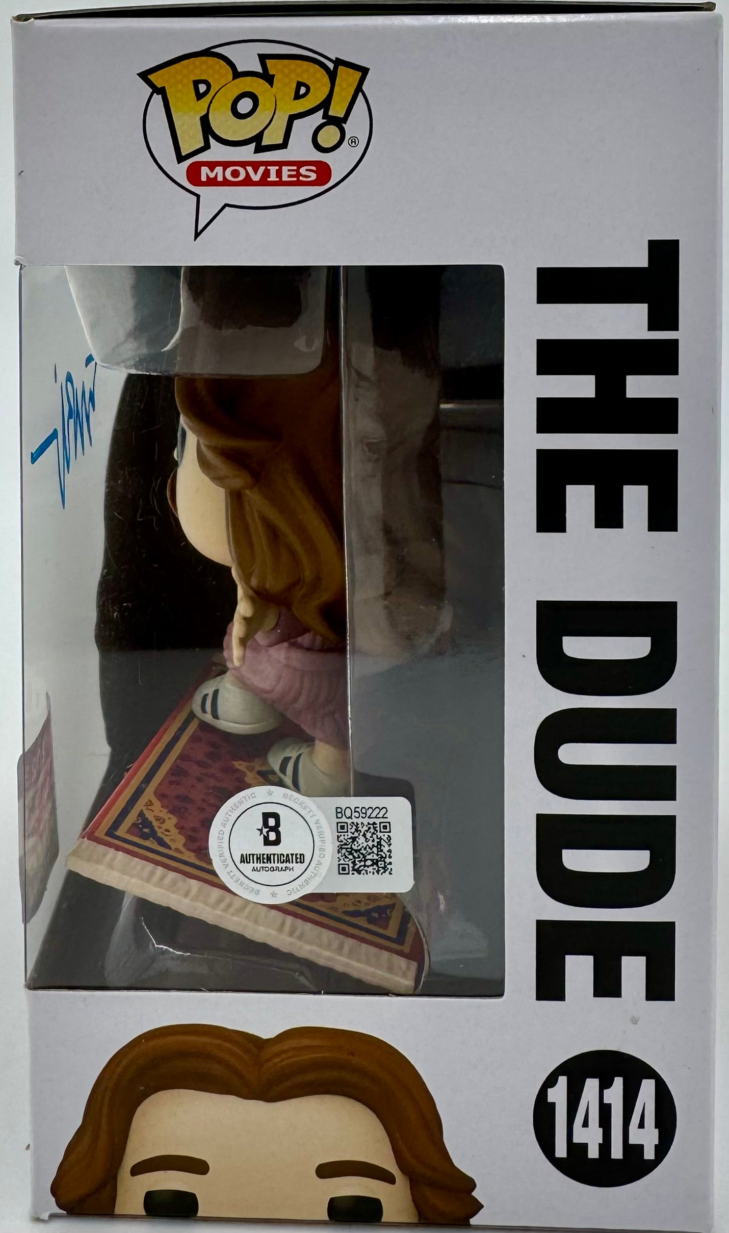 Jeff Bridges Signed Funko Pop #1414 "The Dude" Big Lebowski - Beckett COA