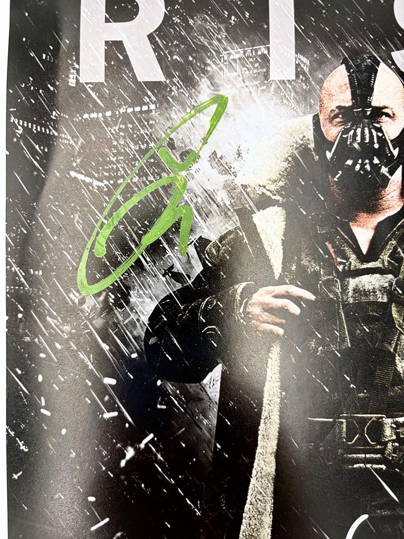 Tom Hardy & Gary Oldman signed 8x12 (Dark Knight Rises) - SWAU COA