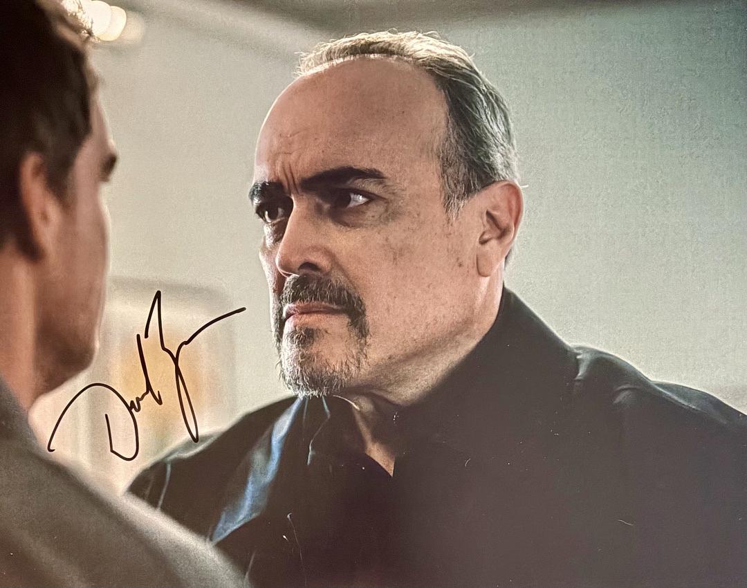 David Zayas signed "Angel Batista" 11x14 (Dexter) - SWAU COA