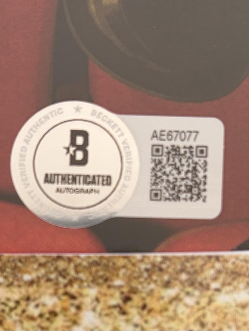 Taylor Swift matted, signed "Life of a Showgirl" CD Insert Photo 4 - Beckett COA