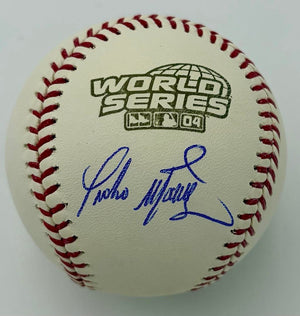 Pedro Martinez signed 2004 World Series Baseball - Sureshot COA