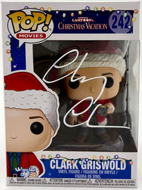 Chevy Chase Signed Funko Pop #242 Clark Griswold (Christmas Vacation) - Beckett COA
