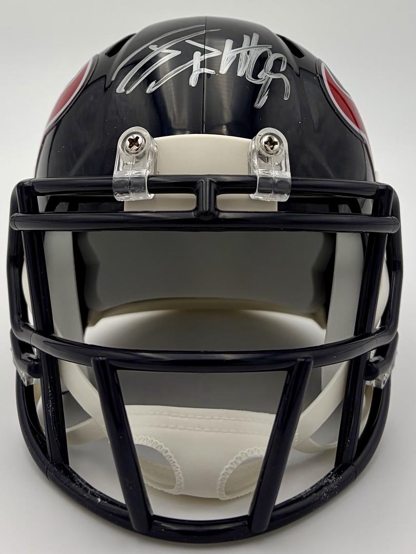 J.J. Watt signed Texans mini-helmet - JSA COA
