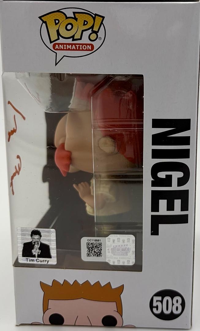 Tim Curry signed Funko #508 "Nigel" (The Wild Thornberrys) - OC Celebrity Marketing