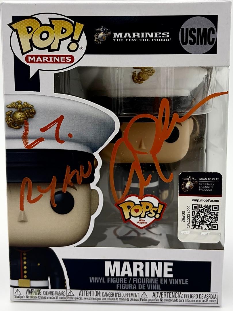 Alec Baldwin signed U.S. Marines Funko (USMC) w/ Lt. Ryan inscription - Beckett COA *RARE*