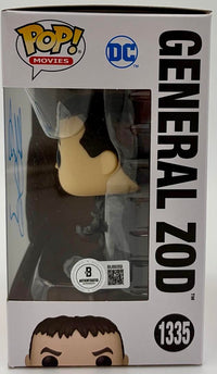 Michael Shannon signed "General Zod" Funko #1335 (Flash) - Beckett COA