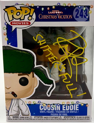 Randy Quaid National Lampoons Christmas Vacation Signed Funko #423 w/quote - JSA COA