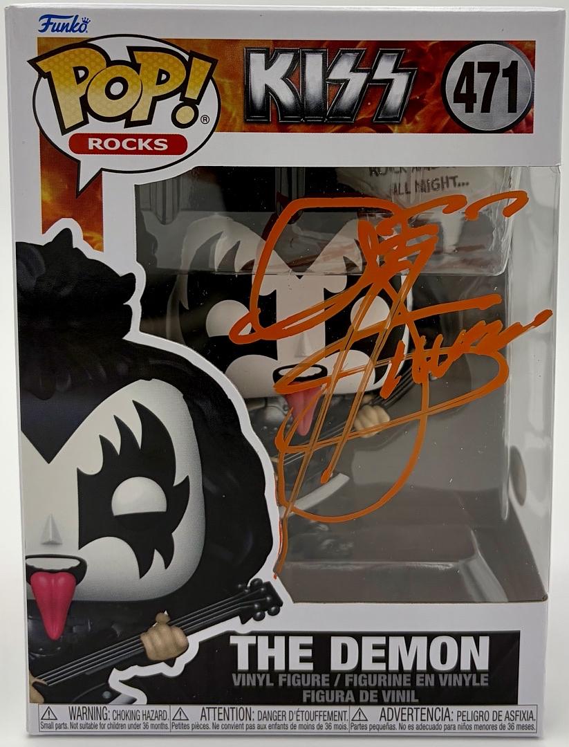 Gene Simmons (KISS) signed Funko Pop #471 - JSA COA