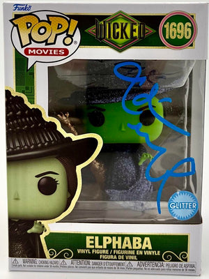 Idina Menzel Signed Funko Pop #1696 Elphaba (Wicked) - Beckett COA