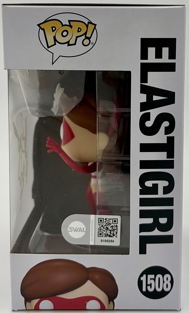 Holly Hunter signed "Elastigirl" Funko #403 (Incredibles) - SWAU COA