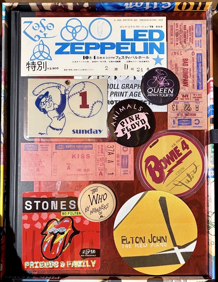 Elton John Rob Roth signed Limited Edition (377/500) book "Rock Visions" - Genesis Publications