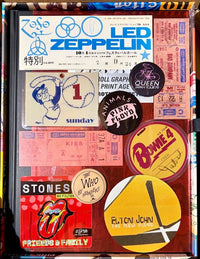 Elton John Rob Roth signed Limited Edition (377/500) book "Rock Visions" - Genesis Publications