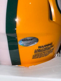 Dave Robinson (Packers) signed mini-helmet w/HOF inscription - Schwartz COA