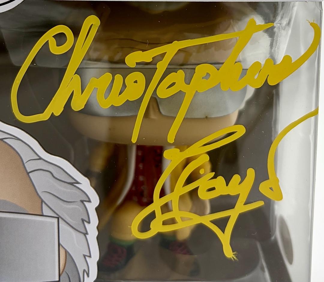 Christopher Lloyd Signed Funko Pop #960 "Doc Brown" (Back To The Future) - JSA COA
