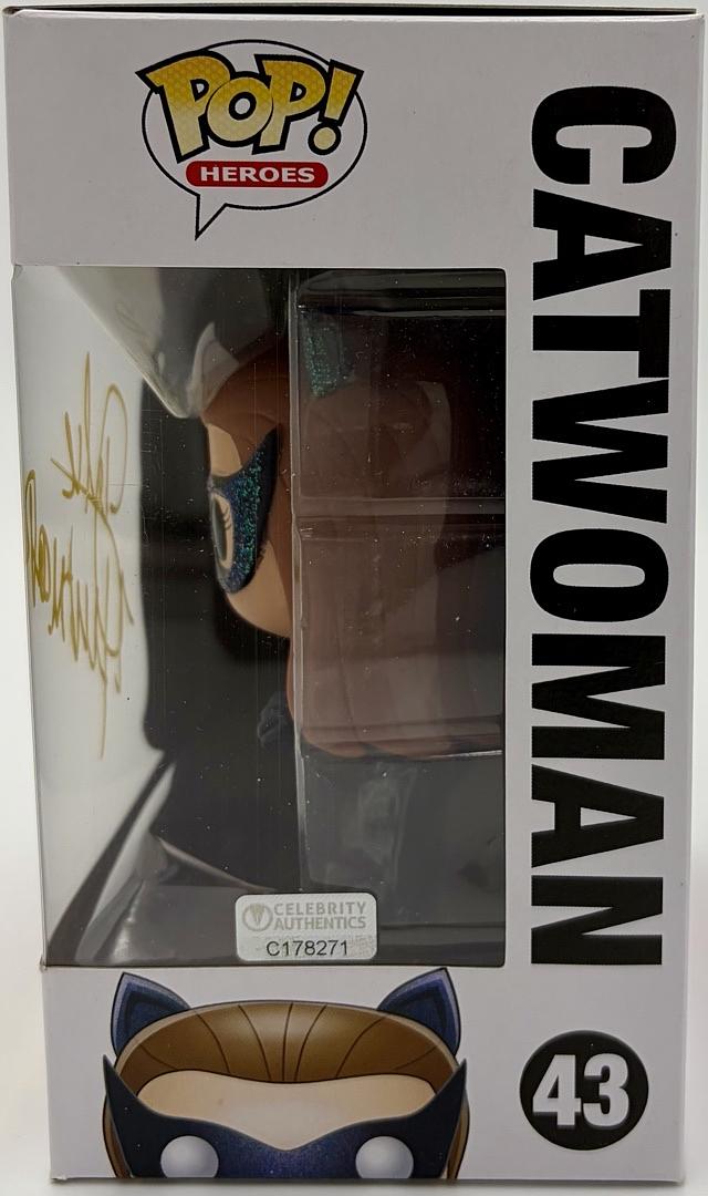 Julie Newmar Signed Funko Pop #43 Catwoman (Batman)  - Celebrity Authentics COA