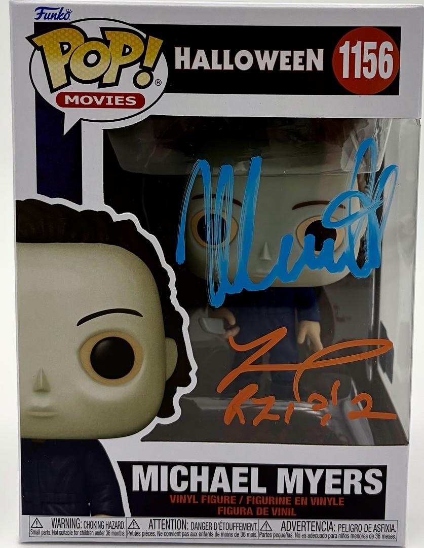 Nick Castle & Tyler Mane Signed Funko Pop #03 "Michael Myers" (Halloween) - OC Celebrity Marketing & JSA