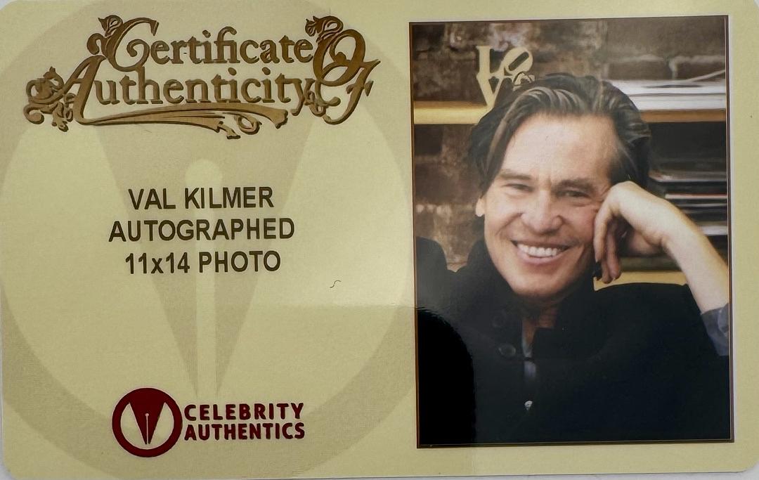 Val Kilmer signed 11x14 (Batman) - Celebrity Authentics COA