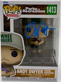 Chris Pratt Signed "Andy" Funko #1413 (Parks & Recreation) - Beckett COA