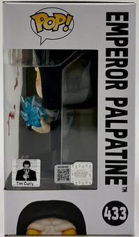 Tim Curry Signed Emperor Palpatine Funko #433 (Star Wars) - OC Celebrity Marketing COA