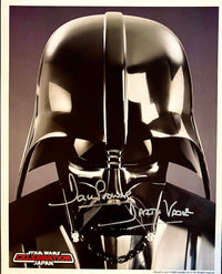 David Prowse Signed 8x10 Photo (Star Wars) w/Character Inscription- Official Pix