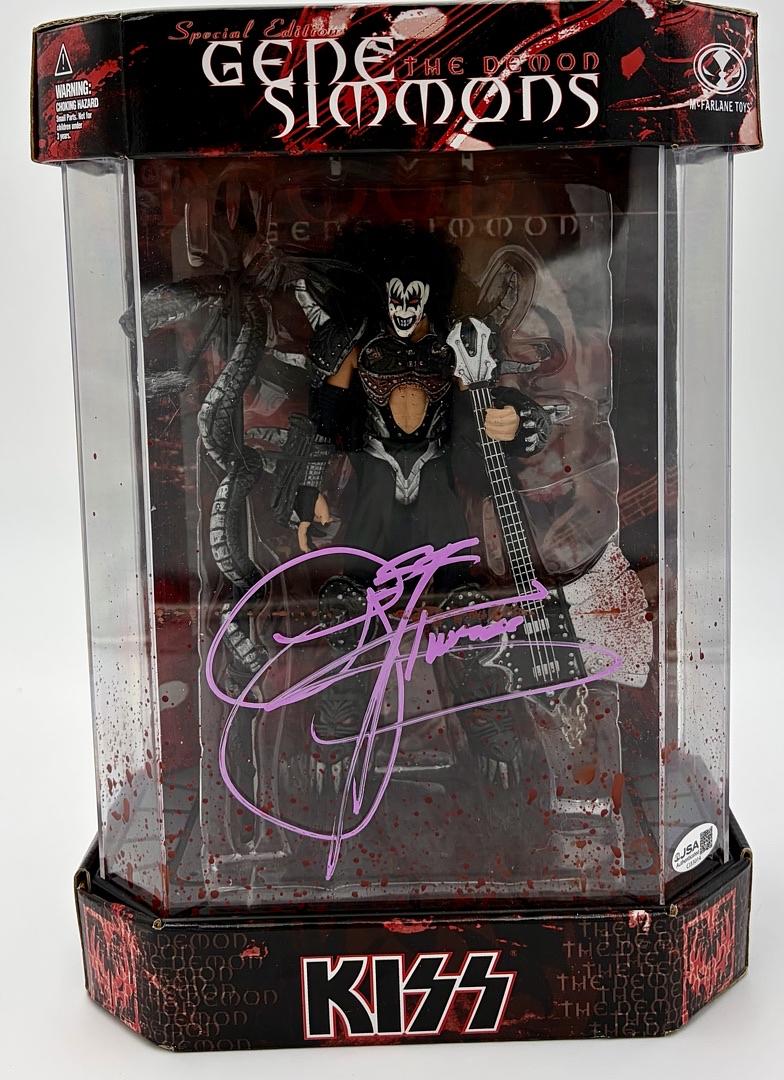 Gene Simmons signed McFarlane Toys Action Figure - JSA COA
