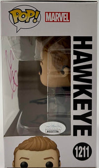 Jeremy Renner Signed Funko Pop #1211 "Hawkeye" Marvel - Beckett COA