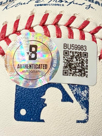 Johnny Damon (Red Sox) signed ROMLB - Beckett COA