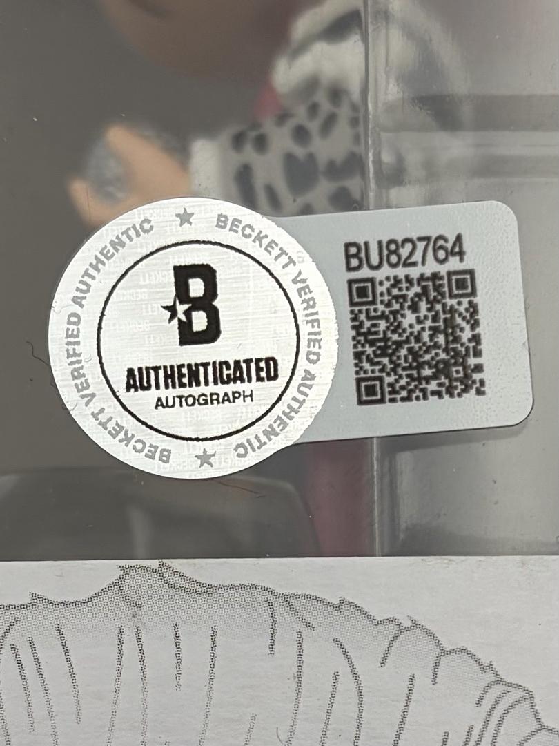 Benicio Del Toro Signed Funko Pop #77 The Collector (GOTG)  - Beckett COA