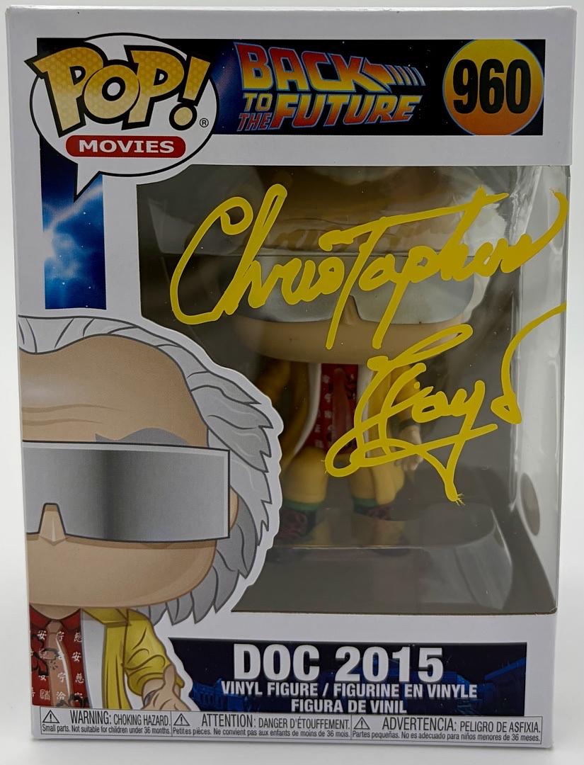 Christopher Lloyd Signed Funko Pop #960 "Doc Brown" (Back To The Future) - JSA COA