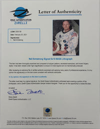 Astronaut Neil Armstrong Signed 8x10 - Steve Zarelli COA (Personalized)